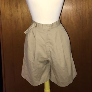 Oscar De La Renta Wide Leg Shorts